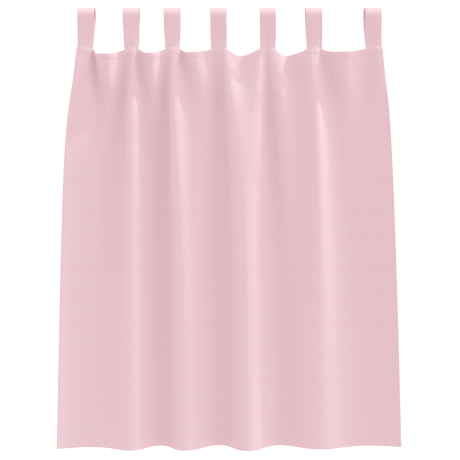 vidaXL Verduisterende gordijnen 2 pcs Babyroze 140 x 140 cm Polyester afbeelding3 - 1