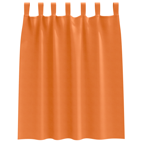 vidaXL Verduisterende gordijnen 2 pcs Feloranje 140 x 140 cm Polyester afbeelding3 - 1