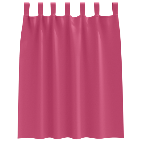 vidaXL Verduisterende gordijnen 2 pcs Felroze 140 x 140 cm Polyester afbeelding3 - 1