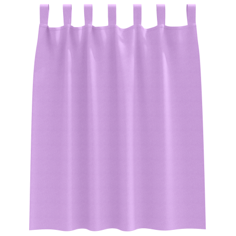 vidaXL Verduisterende gordijnen 2 pcs Paars 140 x 140 cm Polyester afbeelding3 - 1