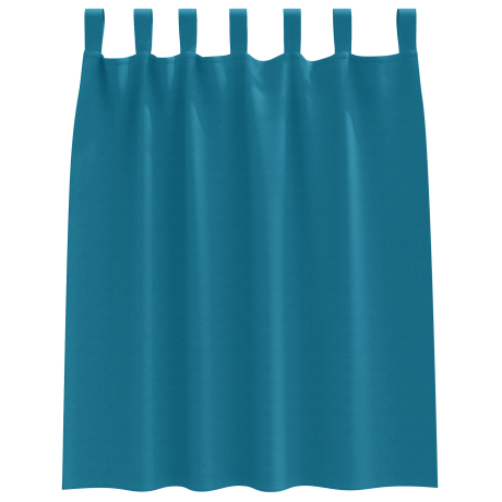 vidaXL Verduisterende gordijnen 2 pcs Turquoise 140 x 140 cm Polyester afbeelding3 - 1