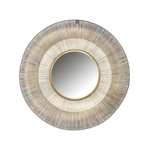 Richmond Ronde Spiegel 'Aliza' Ø100cm, kleur Brushed Gold