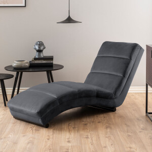 Bendt Relaxfauteuil 'Lauri' Velvet, kleur Donkergrijs