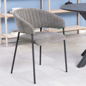 Bendt Eetkamerstoel 'Preben' kleur Donkergrijs