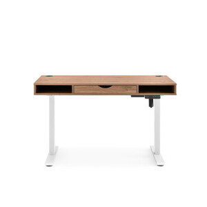 Worktime Style | 120x60 - Elektrisch in hoogte verstelbaar bureau Eiken/Wit