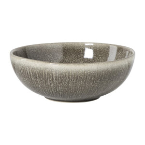 Schaal fuji - bruin - ø17x6 cm