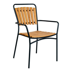 Set van 4 tuinstoelen Cleveland teakhout | House Nordic
