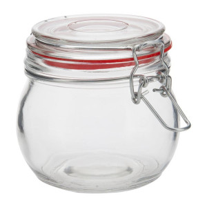 Voorraadpot klemdeksel - rond - 400 ml