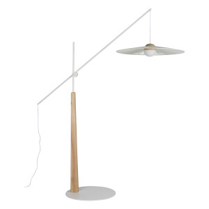 Zuiver Verstelbare Vloerlamp 'Belle' 200cm, kleur Beige