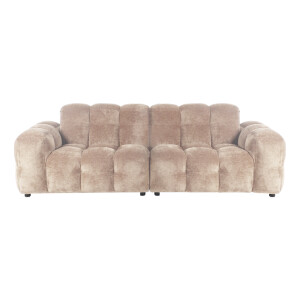 Dutchbone 3-zits Bank 'Hackman' Velvet, kleur Beige