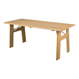Zuiver Inklapbare Picknicktafel 'Avenue' 180 x 79cm, kleur Naturel