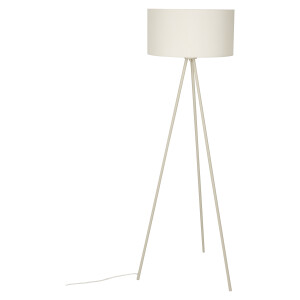 ZILT Vloerlamp 'Devonta' 146cm, kleur Beige