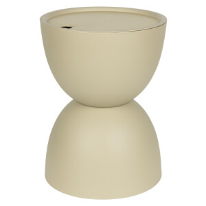 ZILT Outdoor Bijzettafel 'Ying' 34cm, kleur Beige