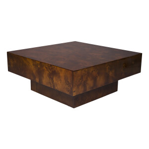 Dutchbone Vierkante Salontafel 'Quinn' 90 x 90cm, kleur Walnoot