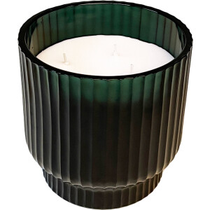 XLBoom Volta Large "Forest Mist" Geurkaars - in Glas - 140 branduren - Groen - Ø15 cm