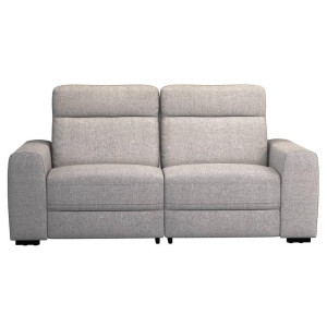 Leen Bakker - Bank James 3-zits - Belfast - Stof - Grijs - 95x198x100 Cm