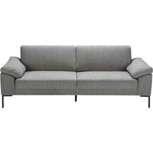 Leen Bakker - Bank Tom 3-zits - Monza - Stof - Grijs - 92x222x84 Cm
