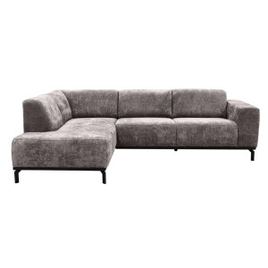 Leen Bakker - Hoekbank Lola Links - Stof - Taupe - 191x259x78 Cm