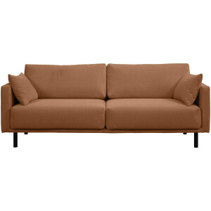 Leen Bakker - Bank Siem 3-zits - Egon - Terra - Stof - Bruin - 94x208x83 Cm
