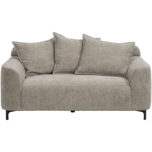 Leen Bakker - Bank Elsa 2-zits - Eden- Stof - Taupe - 99x168x84 Cm