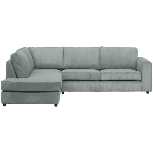 Leen Bakker - Hoekbank Stuttgart Links - Stof - Groen - 205x265x80 Cm