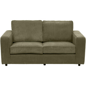 Leen Bakker - Bank Stuttgart 2-zits - Olijf - Stof - Groen - 94x170x80 Cm