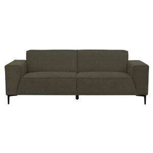 20% korting - Leen Bakker - Bank Romy 3-zits - Curio - Stof - Groen - 90x220x78 Cm