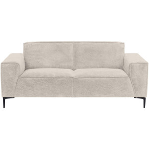 Leen Bakker - Bank Romy 3-zits - Egon - Stof - Beige - 90x220x78 Cm