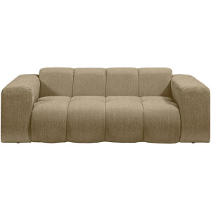 Leen Bakker - Bank Beau 2-zits - Raven - Stof - Taupe - 94x210x74 Cm