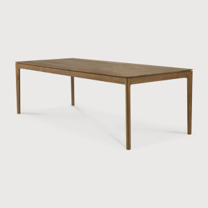 Ethnicraft Eettafel 'Bok' Ruw Teakhout, 240 x 100cm