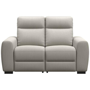 Leen Bakker - Bank James 2-zits - Gaucho - Licht - Stof - Grijs - 95x160x100 Cm