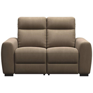 Leen Bakker - Bank James Verstelbaar 2-zits - Gaucho - Stof - Taupe - 95x160x100 Cm