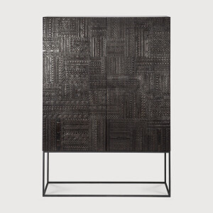Ethnicraft Opbergkast 'Tabwa' Gevernist Teakhout, 180 x 126cm