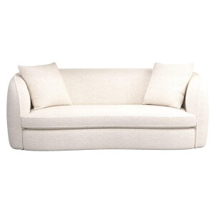 Leen Bakker - Bank Enzio 3,5-zits - Wales - Stof - Crème - 97x215x75 Cm