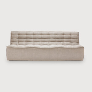 Ethnicraft Modulaire Bank 'N701' 3-zits, kleur Beige