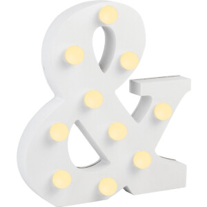 Verlichting | LED Letter | Vorm: & | Afmeting: 16x11cm