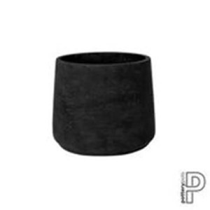 Pottery Pots Bloempot Grijs-Zwart D 23 cm H 19.5 cm