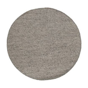 Eva interior Rond vloerkleed wol Antraciet - Cobble Stone-100cm