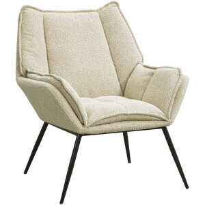 Leen Bakker - Fauteuil Cato - Stof - Beige - 80x75x87 Cm