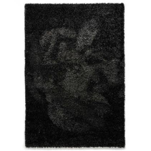 Tapeso Hoogpolig vloerkleed velours Posh - antraciet - 160x230 cm