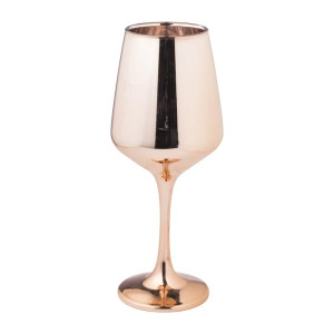 Wijnglas koper - koperkleurig - 450 ml
