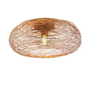 QAZQA Design plafondlamp koper ovaal - Sarella