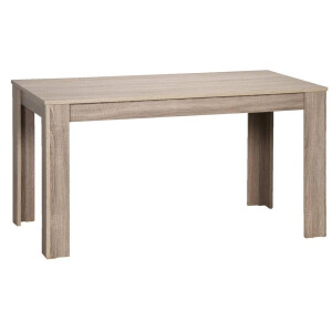 Leen Bakker - Eetkamertafel Sepp - Donker Eiken - 75x120x80 Cm - Spaanplaat - Bruin