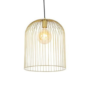 QAZQA Design hanglamp goud - Wire Knock
