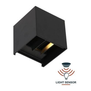 Steinhauer Buitenlamp Logan Zwart Led incl. Light Sensor