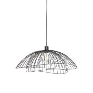 QAZQA Design hanglamp zwart 60 cm - Pua