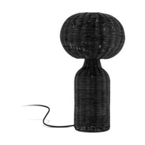 Villa Collection Werna rattan tafellamp zwart - 30 x 53.5 cm