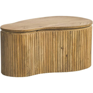 Leen Bakker - Salontafel Cyril - 80x50x37 Cm - Mangohout - Bruin