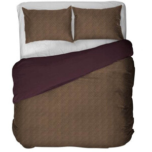 Kayori Miyo Dekbedovertrek - Lits-jumeaux - 240x200/220 cm - Paars