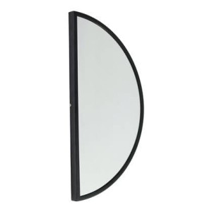 LOFT42 Mirror Spiegel Half Rond - Zwart - Metaal - 60x31